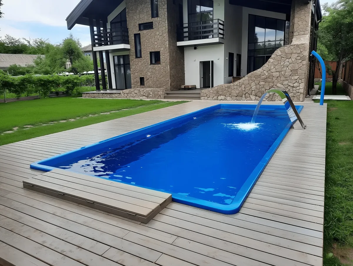 Композитный бассейн Laguna 9 — вид сверху в Череповце