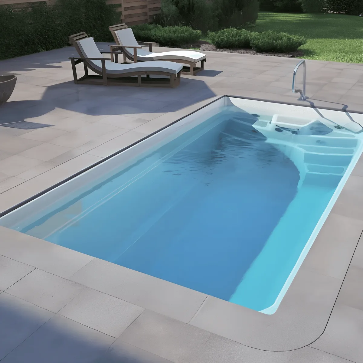 Композитный бассейн Laguna 5 — вид сверху в Череповце