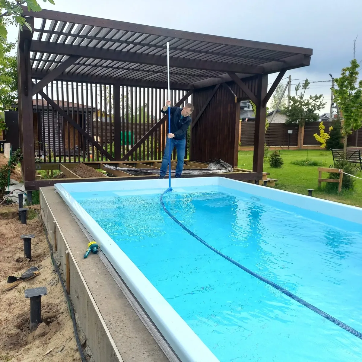 Копинговый бордюрный камень для бассейна Laguna в Череповце